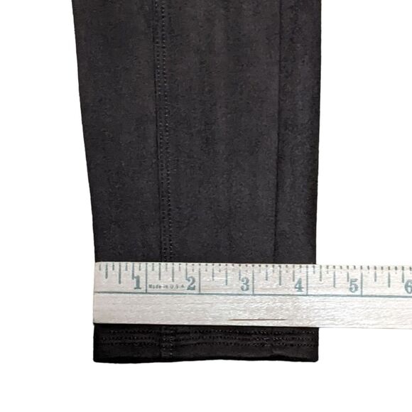 SPANX Faux Suede Leggings shapewear chocolate brown pull on XS - Picture 4 of 9